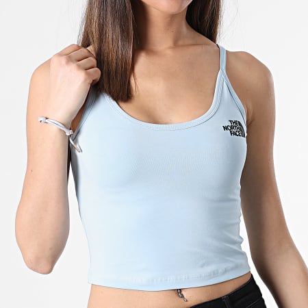 The North Face - Camiseta de tirantes para mujer A55AQ Azul cielo