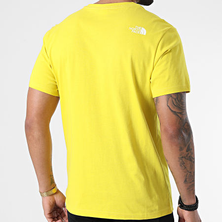 Tee shirt the north face jaune deals