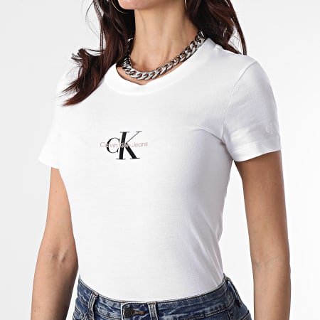 Calvin Klein - Tee Shirt  Femme 7902 Blanc