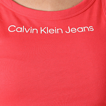 Calvin Klein - Camiseta de tirantes para mujer 8262 Rojo