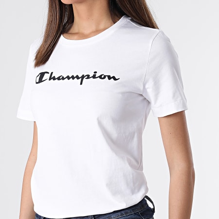 Champion - Camiseta mujer 114911 Blanca