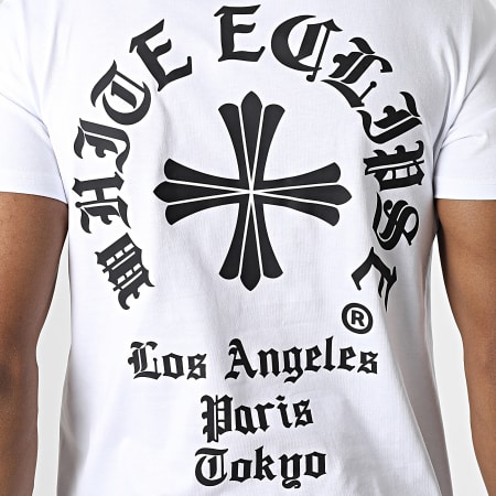 Luxury Lovers - Camiseta White Eclipse Gothic Blanco Negro