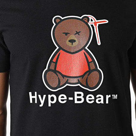 Luxury Lovers - Tee Shirt Hype Bear Teddy Noir Orange