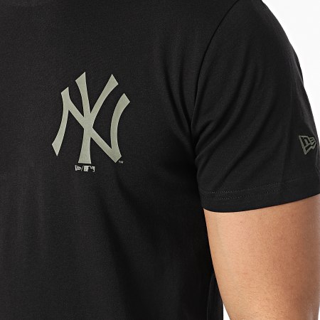 New Era - Tee Shirt Team Chest Logo New York Yankees 12893146 Noir