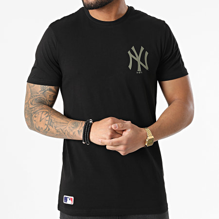New Era - Tee Shirt Team Chest Logo New York Yankees 12893146 Noir