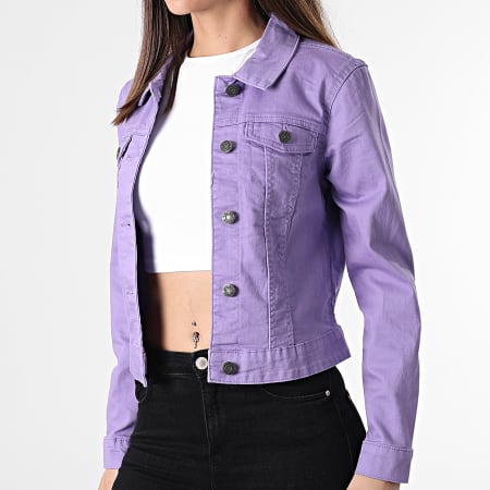 Veste Jean Femme Debra Violet