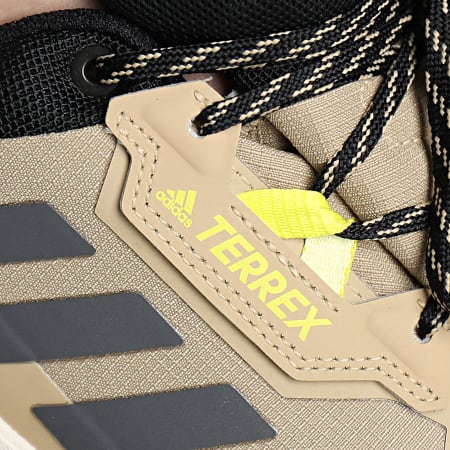 Adidas Performance - Zapatillas Terrex AX4 GTX FZ3288 Beige Tono Gris Cinco Amarillo Ácido