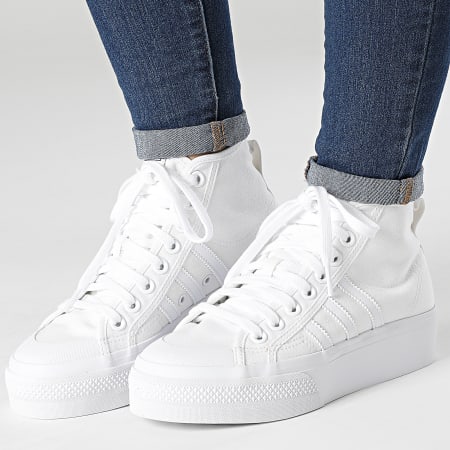 Adidas Originals - Sneakers Nizza Platform Donna FY2782 Cloud White