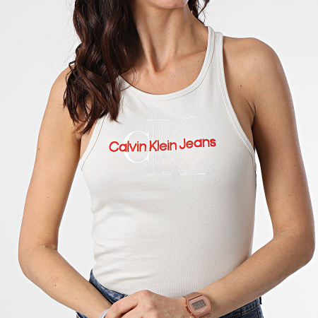 Calvin Klein - Débardeur Femme 8253 Beige