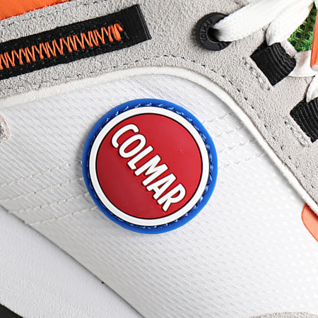 Colmar Travis Sport Colori Bianco Verde Arancione Sneakers Ryses