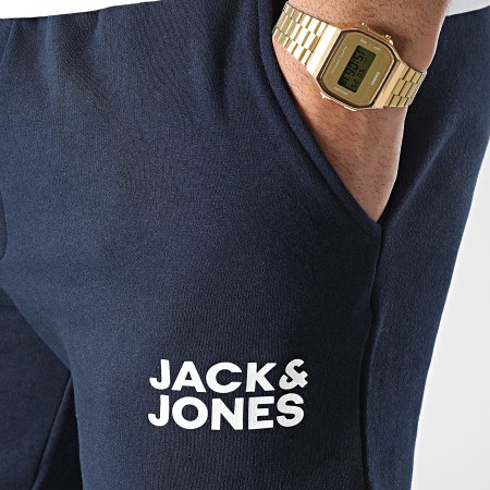 Jack And Jones - Short Jogging New Soft Bleu Marine
