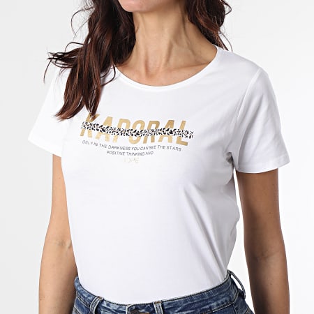 Kaporal - Tee Shirt Femme Kalin Blanc