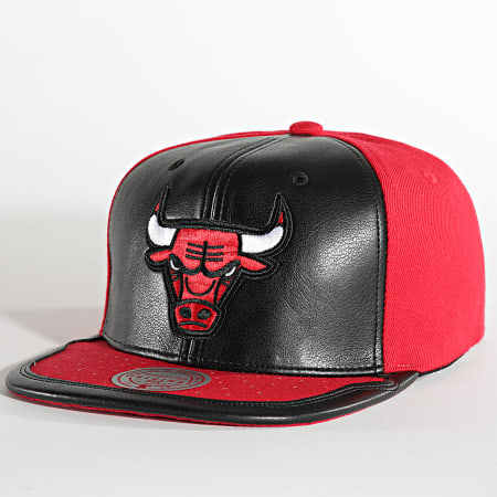 Mitchell and Ness - Casquette Snapback Day One Chicago Bulls Rouge Noir