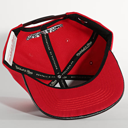 Mitchell and Ness - Chicago Bulls Day One Snapback Cap Rosso Nero