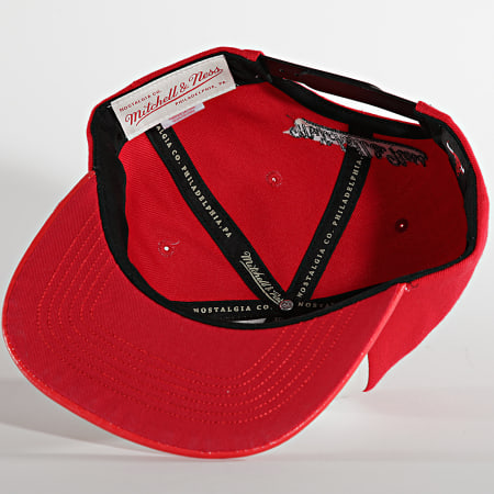 Mitchell and Ness - Casquette Snapback Day One Chicago Bulls Rouge Blanc