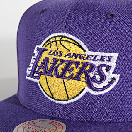 Mitchell and Ness - Gorra Team Ground 2 Snapback Los Angeles Lakers Purple
