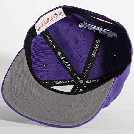 Mitchell and Ness - Casquette Snapback Team Ground 2 Los Angeles Lakers Violet