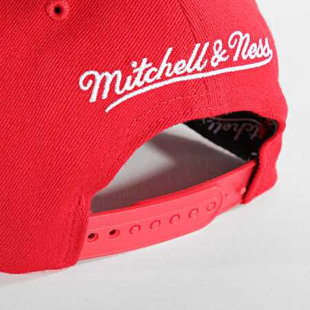 Mitchell and Ness - Cappello Snapback Team Ground 2 Chicago Bulls Rosso