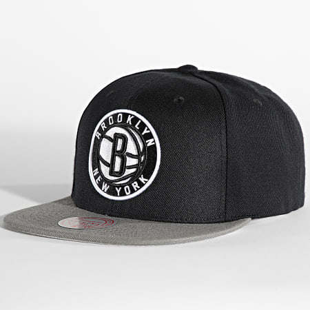 Mitchell and Ness - Casquette Snapback Team 2 Tone 2 Brooklyn Nets Noir