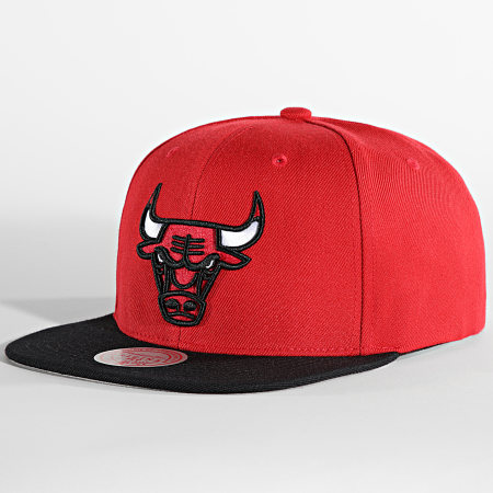 Mitchell and Ness - Cappellino Snapback Team 2 Tone 2 Chicago Bulls Rosso