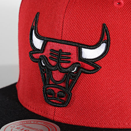 Mitchell and Ness - Team 2 Tone 2 Chicago Bulls Snapback Cap Rojo