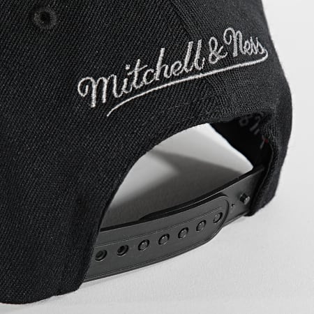 Mitchell and Ness - Cappello Snapback Team 2 Tone 2 Stretch Brooklyn Nets Nero
