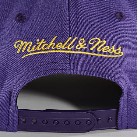 Mitchell and Ness - Team 2 Tone 2 Los Angeles Lakers Snapback Cap Purple