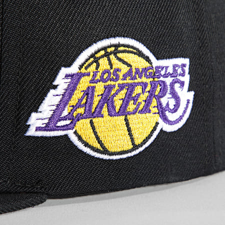 Mitchell and Ness - Team Script 2 Los Angeles Lakers Snapback Cap Negro