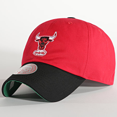 Mitchell And Ness - Casquette Team Ground 2 Dad Cap Chicago Bulls Rouge
