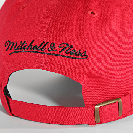 Mitchell And Ness - Casquette Team Ground 2 Dad Cap Chicago Bulls Rouge