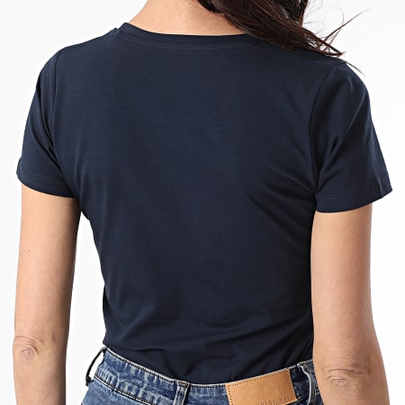 Pepe Jeans - Anna Camiseta Mujer Azul Marino Plata