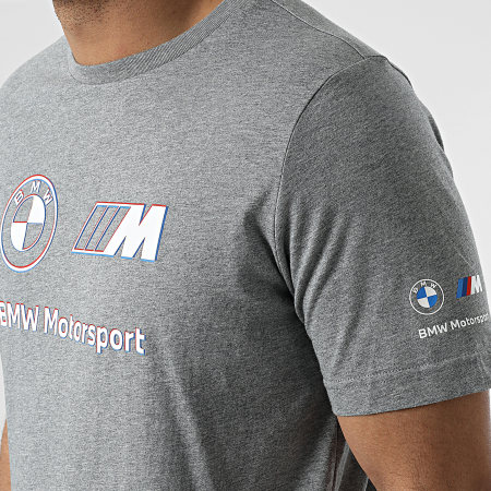 Puma - Tee Shirt Bmw Motorsport Logo 533398 Gris Chiné