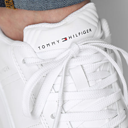 Tommy Hilfiger - Essential Premium Cupsole Leather 4111 Zapatillas blancas