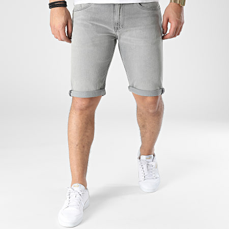 Tommy Jeans - Short Jean Relaxed Fit Ronnie 2744 Gris