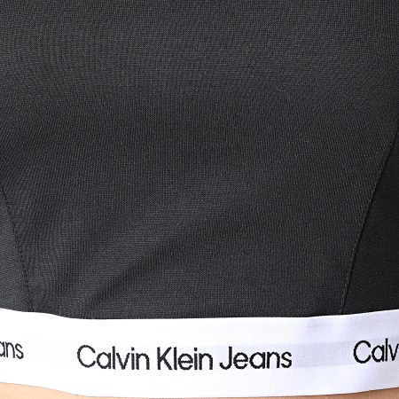 Calvin Klein Jeans - Top Crop Femme 8278 Noir