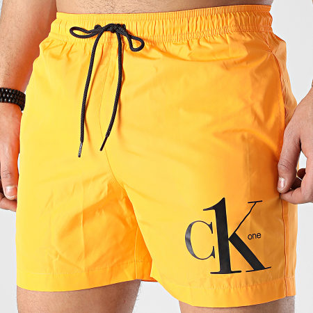 Calvin Klein - Short De Bain Medium Drawstring 0708 Orange