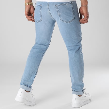 LBO - Jeans regular fit con lavaggio Destroy 2362 Blu Denim