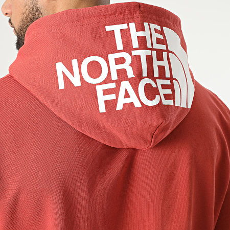 The North Face - Sudadera de temporada Drew Peak Jersey Over NF0A2S57 Rojo