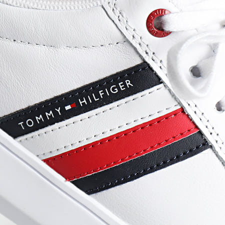 Tommy Hilfiger - Baskets Essential Leather Cupsole 2668 White