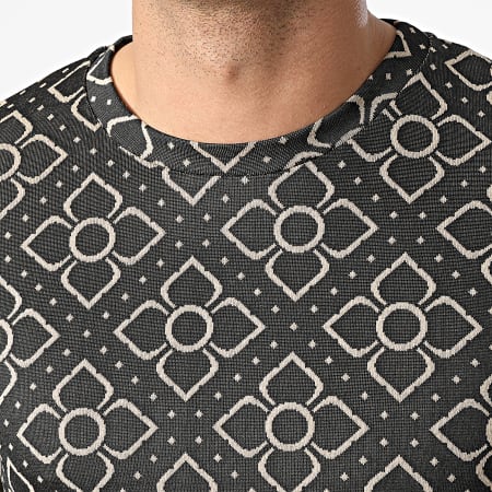 Uniplay - Camiseta oversize UY815 Negro Beige