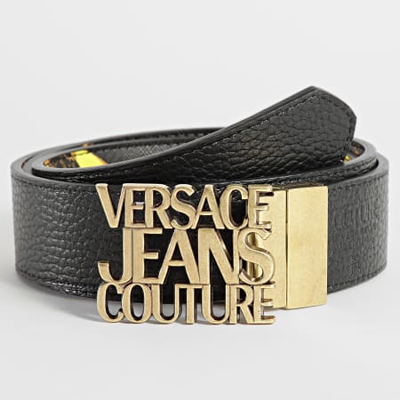 Versace Jeans Couture - Ceinture Réversible 72YA6F11 Noir Doré