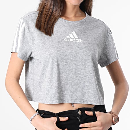 Tee shirt adidas gris femme discount