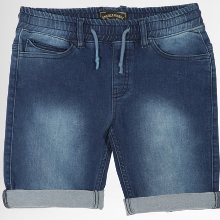 American People - Pantaloncini jeans per bambini in denim blu Sotter