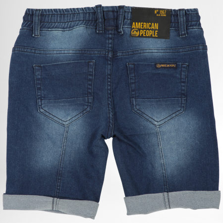 American People - Pantaloncini jeans per bambini in denim blu Sotter