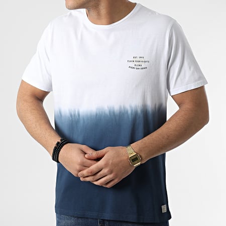 Blend - Tee Shirt Dégradé 20713246 Bleu Blanc