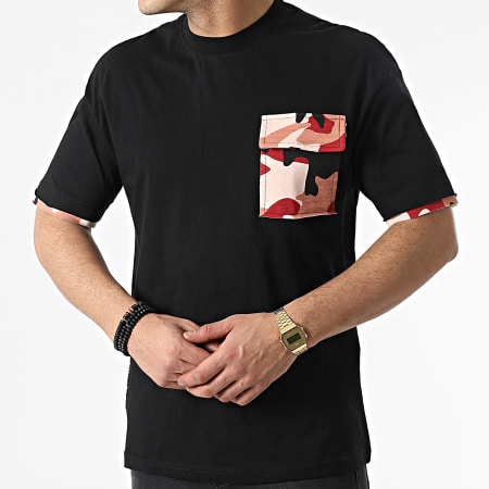 Classic Series - Camouflage Pocket Camiseta G22-630 Negro Rosa