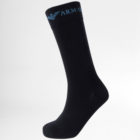 Emporio Armani - Confezione da 3 paia di calzini 302402 blu navy