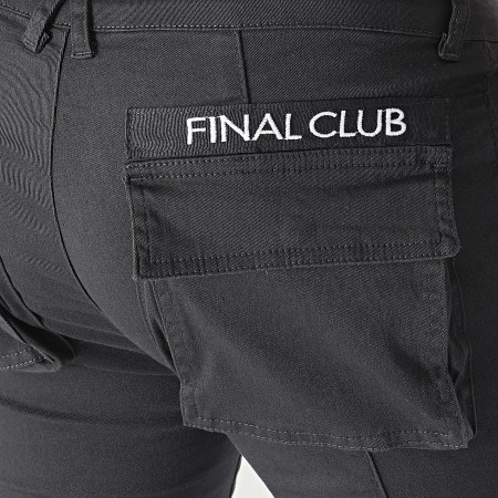 Final Club - Pantaloni cargo Skinny Fit 946 grigio antracite