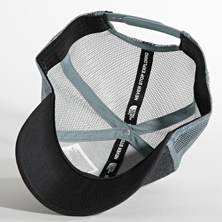 The North Face - Casquette Trucker Mudder Noir Turquoise