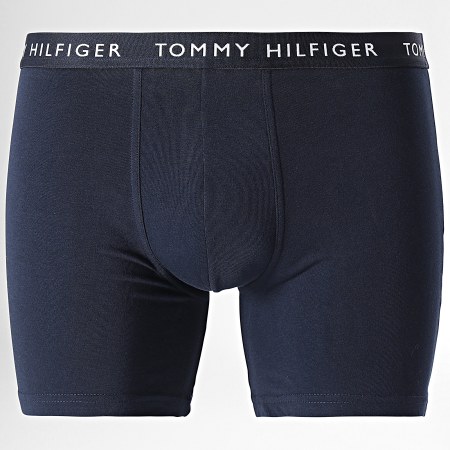 Tommy Hilfiger - Lot De 3 Boxers Premium Essentials 2204 Rouge Blanc Bleu Marine